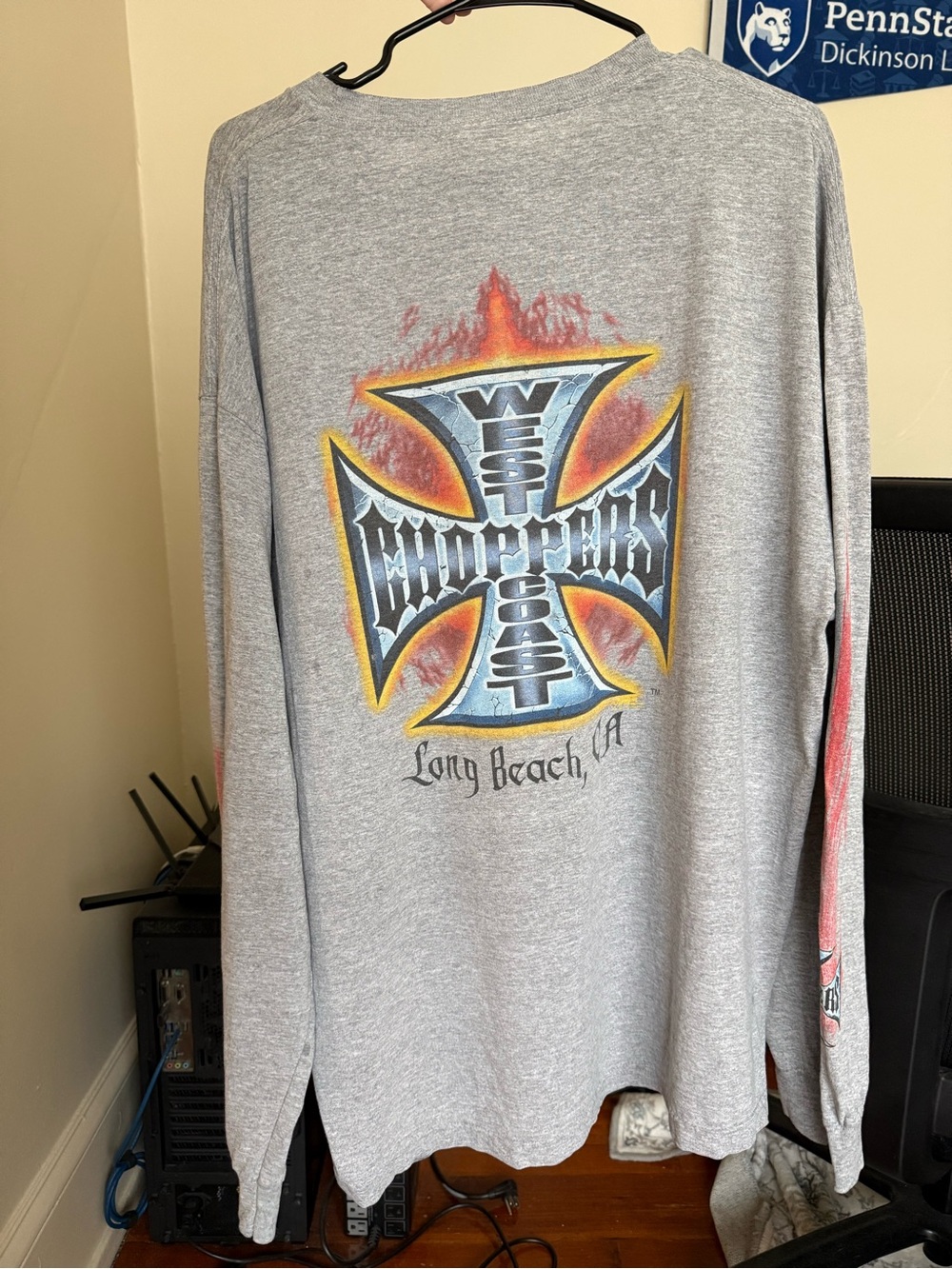 Y2K West Coast Choppers Jesse Who? Long sleeve biker t-shirt / 2XL